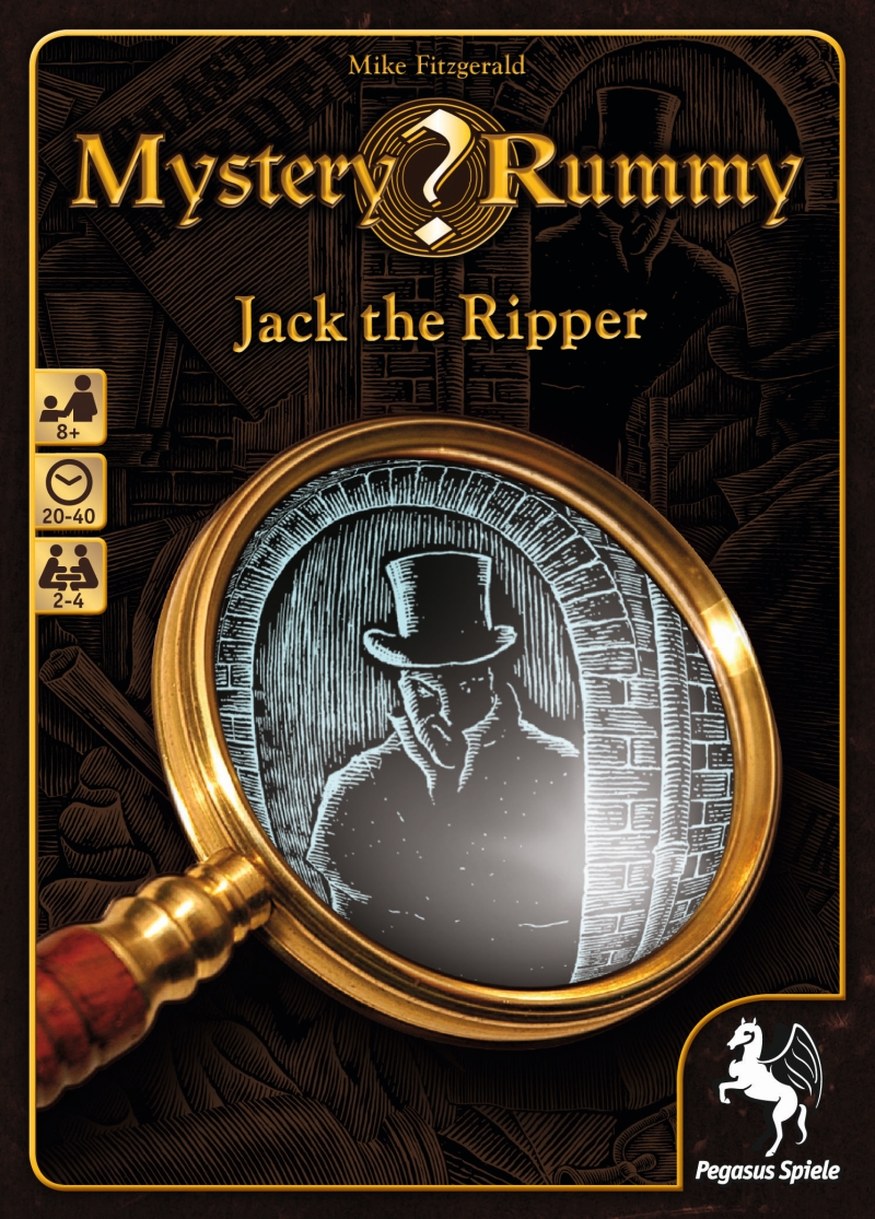 Jack the Ripper Mystery Rummy Unterhaltung Spiele & Rätsel Brettspiele Pegasus Brettspiele 